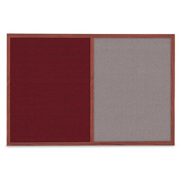 Slim Style Indoor Enclosed Corkboard, 36